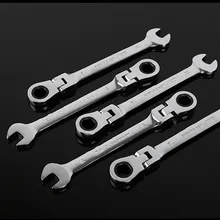 1pc /6Pcs/set Fixed Head Ratcheting Combination Spanner Wrench Sets Hand Tools Ratchet Handle Wrenches 8/9/10/11/12/13mm mainpoint 7pcs 10pcs ratchet wrenches kit double end 8 19mm combination cr v ratcheting socket spanner wrench hand tools sets