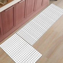 Скандинавский современный этнический коврик на кухню из 2 предметов, коврики для входной двери, аксессуары для ванной комнаты, набор грязи, Траппер, обувь