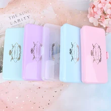 Для длинных инструментов для ногтей пинцет для кутикулы толкатель кисти ручки для дизайна ногтей пустой держатель Контейнер чехол пластиковый прямоугольный ящик для хранения ногтей