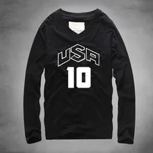 Mens fashion long sleeve famous brand t shirt USA men 100% cotton high quality tee shirts tshirt homme clothing camisetas hombre