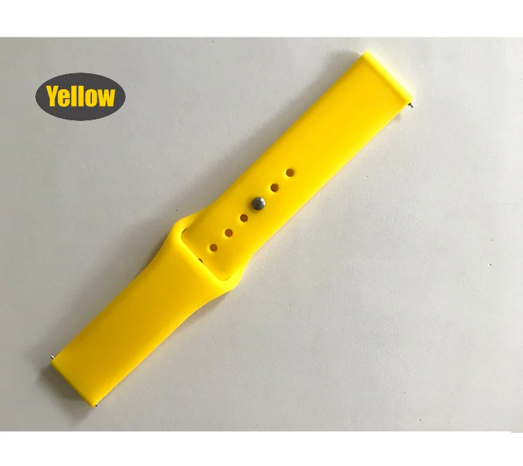Силиконовый ремешок для часов Huami Amazfit Bip браслет на запястье ремешок для часов браслет для amazfit pace stratos gtr 47 мм ремни - Цвет: yellow