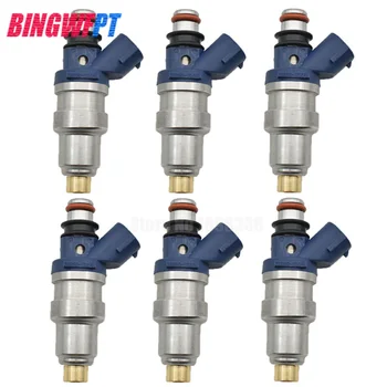 

Set of 6 NEW Fuel Injectors nozzle for Toyota Tacoma Pickup Truck 2RZ 2RZFE 2.4L 23250-75040 23209-75040