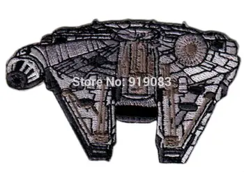 

3.5" Star Wars Millennium Falcon Patch TV Movie Series Uniform punk rockabilly applique iron on sew on badge