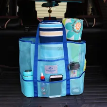 Новинка, Женская пляжная сумка для плавания, сумка для хранения, косметичка, переносные складные сетчатые сумки для игрушек, обуви, одежды