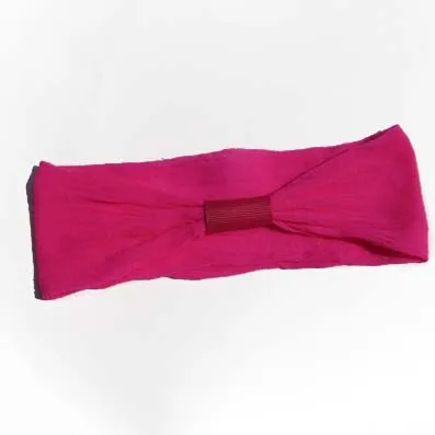 120 шт./лот 2,5 ''колготки головные повязки Детская повязка на голову аксессуар для волос; - Цвет: Hot pink