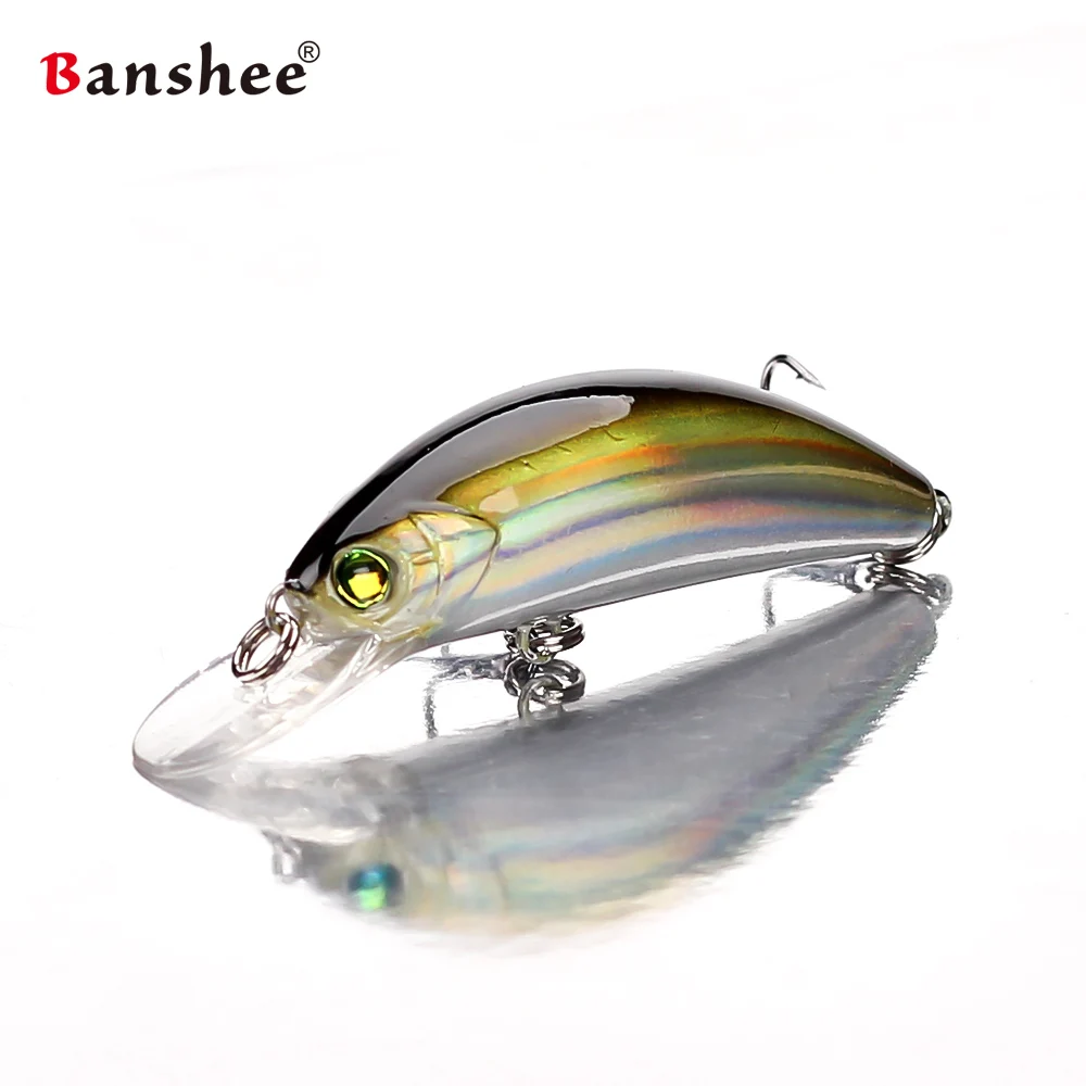 Banshee 54 мм 4 7 г Щука для воблеров рыболовные приманки мини гольян черная наживка