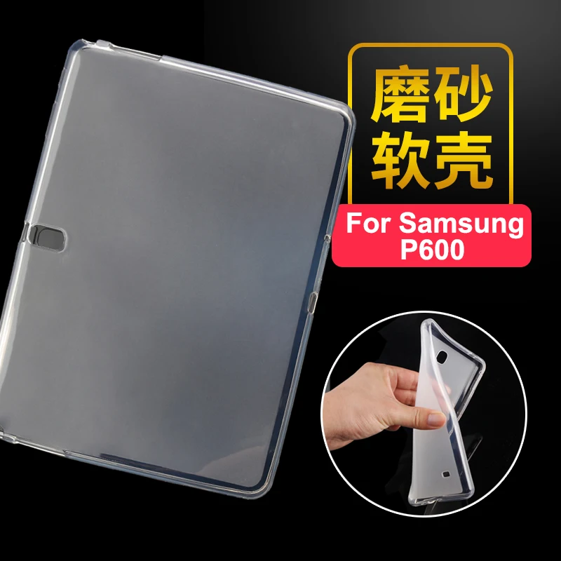 

Soft TPU Back Cover Case For Samsung Galaxy Note 10.1 2014 Edition Tablet P600 P601 P605 Tablet Soft TPU Back Cover Case