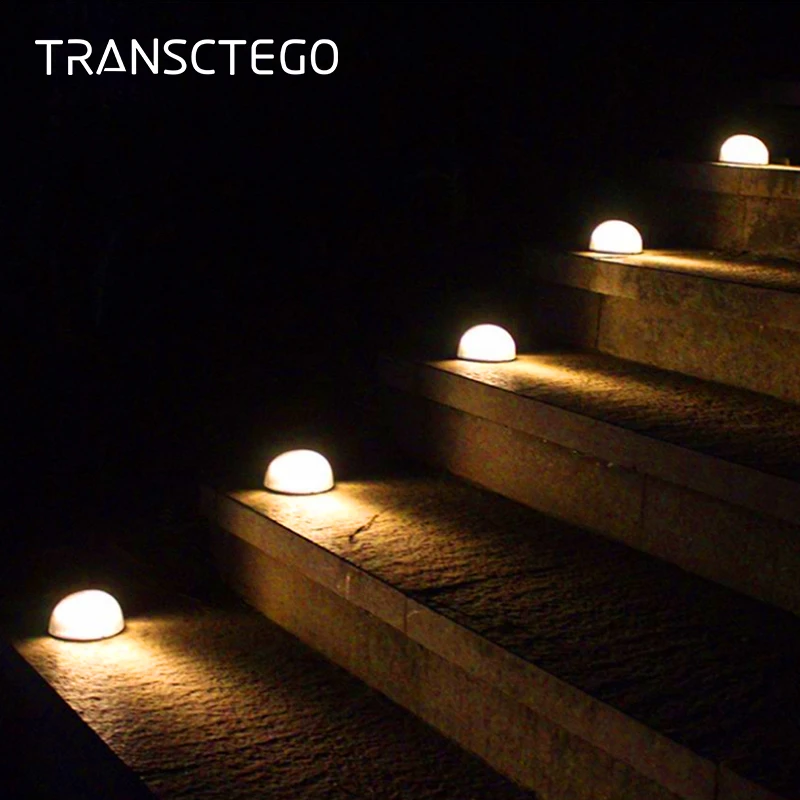 LED Solar Stair Step Lights Outdoor Garden Courtyard Pathway Wall Street Lamps LED Solar Stair Step Lights Outdoor Garden Courtyard Pathway Wall Street Lamps
