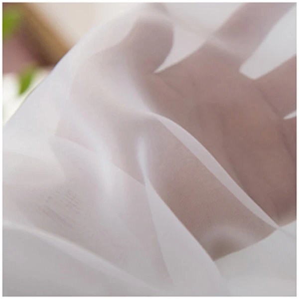 Тюль, занавески, занавески, чистая пряжа, тюль, оранжевые занавески, тюль для зеленой занавески и тюли для свадьбы, драпировка потолочная WP184C - Цвет: Белый