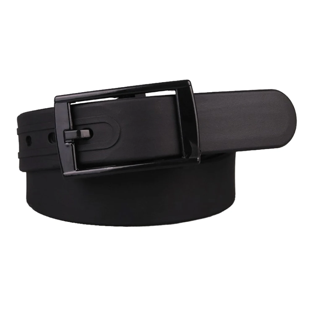 Nuove cinture per uomo donna tinta una colori caramella gomma siliconica cintura a forma ondulata fibbia in plastica cintura carina senza metallo  200000297