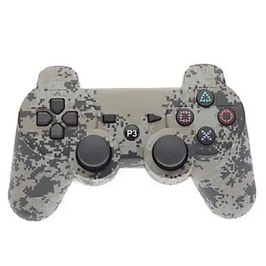 Беспроводной джойстик Bluetooth двойной вибрации игровой контроллер для PS3 игры Station 3 геймпад 3 джойстик геймпад PS3 контроллер - Цвет: Camouflage gray