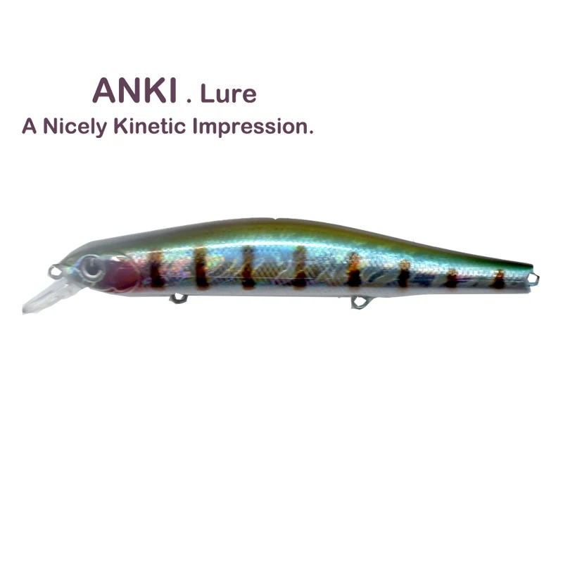 ANKI 110SP-SR магнит вес системы длинный Литой 17,5 г 11 см Жесткая Рыбная приманка вобблер искусственная приманка PESCA подвесной гольян - Цвет: M