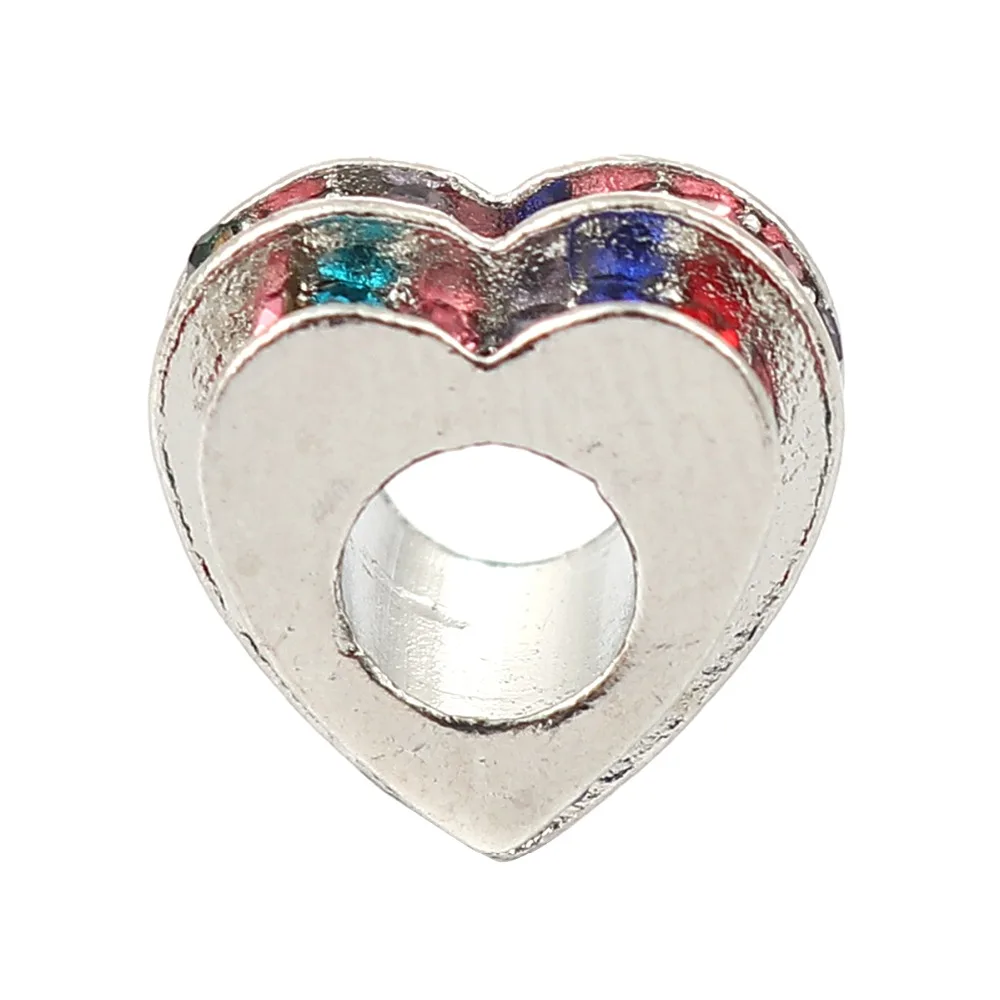 DoreenBeads цинковый сплав европейский стиль очаровательные бусины с большим