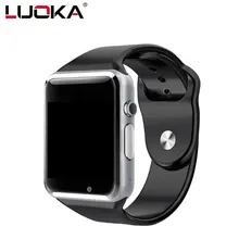 Luoka A1 Cerdas Watch Dengan Passometer Kamera SIM Card Panggilan Smartwatch Untuk Huawei Xiaomi HTC Android Telepon Better Than GT08 DZ09 (Cina)