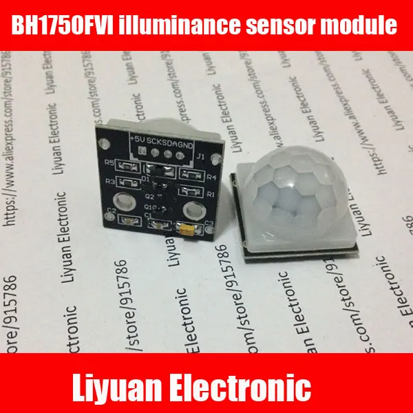 2pcs BH1750FVI illuminance sensor module / 0 65535 LUX