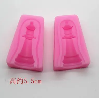 3D Chess chocolate mold clay bakery mold Fondant Cake Decorating mould