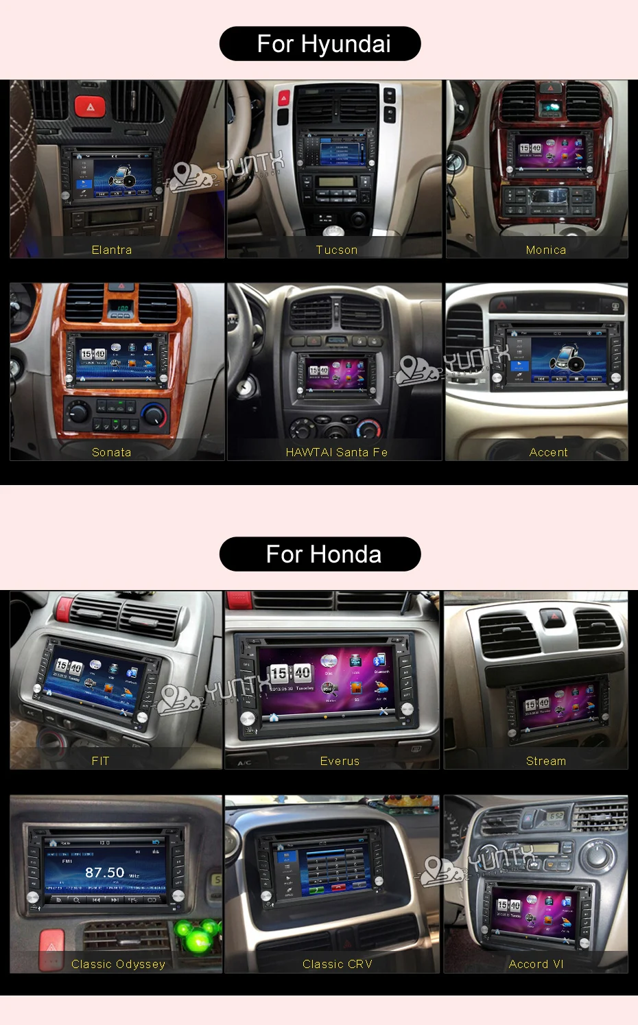 Sale Car Video 2 din car dvd player universal monitor USB SD Audio GPS stereo in dash Bluetooth auto Parking monitor+free Camera 29