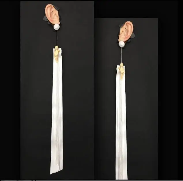 

Original hand for antique toys, wind earrings, dark dolls, fringes, super long ribbon, exaggerated walk show, earrings accessori