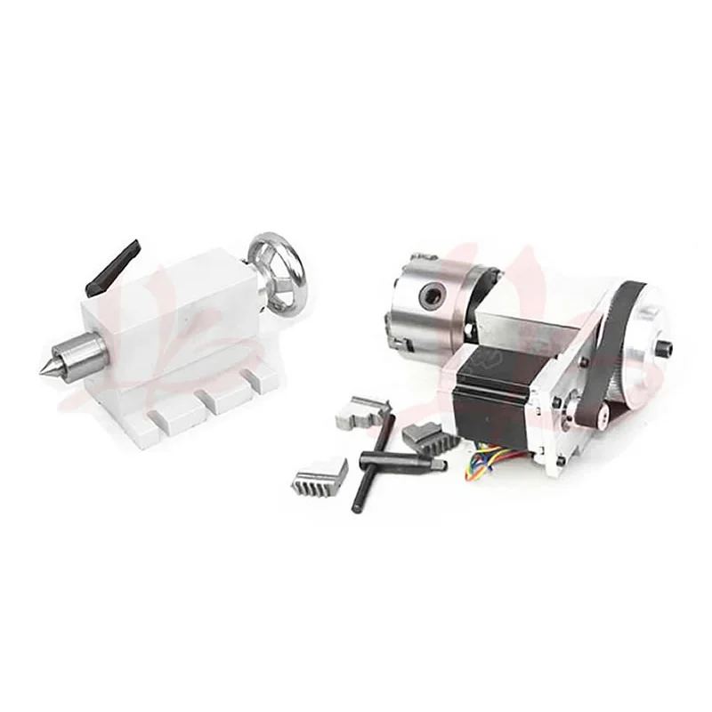 

CNC tailstock and 4th Axis MT2 Rotary Axis Lathe Engraving Machine Chuck cnc parts