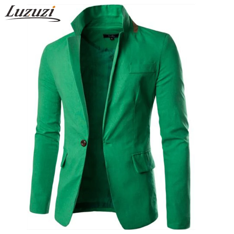 

Suit Jacket Casual Slim Fit Solid Mens Tweed Jacket Men'S Jacket And Suits Dress Blazer Masculino Colbert Jasje Mannen WS2582