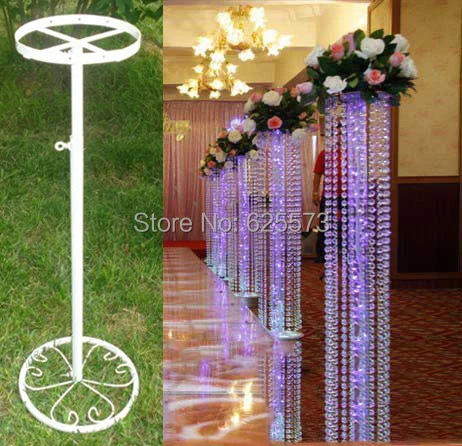 Svatební korálková opona Road lead frame / svatební dekorace, 10 ks / lot, olověný rám, držák, držák, podpora