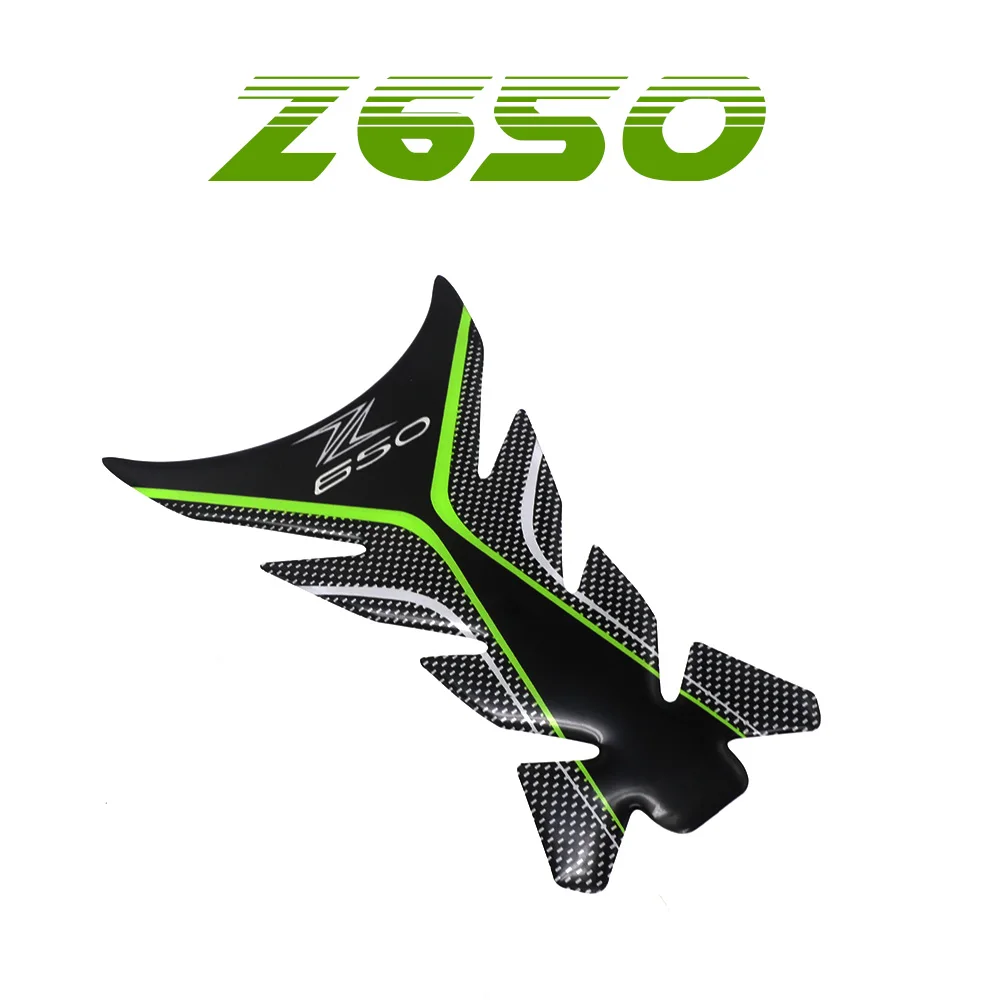 Мото для Kawasaki Z650 Z 650 газовый топливный бак накладка Защитная Наклейка рыбья кость 3D аксессуары для мотоциклов Z650 наклейка высокого качества