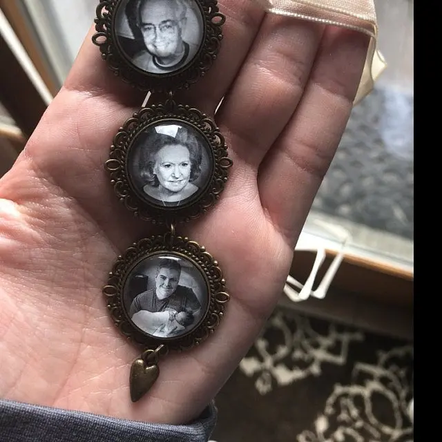 Индивидуальные подвески для свадебного памятного фотобукета индивидуальные