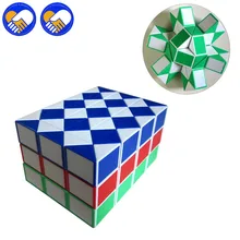 Новая Магическая головоломка 48 змейка твист куб линейка 3D игрушка "Змея" детские развивающие специальные подарки DIY игрушки Обучающие Развивающие кубики