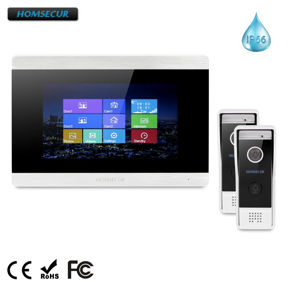 Aliexpress.com : Buy HOMSECUR 7" Wired Hands free Video