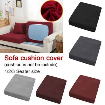 

Jacquard Polyester Spandex Cushion Cover Fabric Slip Covers Protector Replacement Sofa Seat Cushion Cover Couch Stretchy