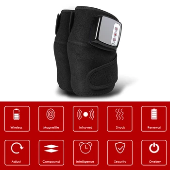 

Magnetic Knee Joint Massager Physiotherapy Instrument Vibration Heating Massage Prodector Pain Relief Rehabilitation Equipment