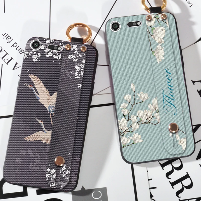 

Flower Bird New Cases For Sony Xperia XZ1 Compact XZ2 M5 Soft Silicone Cover Cases For Sony Xperia Z5 XZ Premium F8332 Back Case