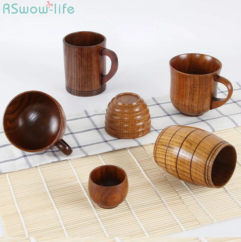 

Japanese Wooden Cups Creative Jujube Insulated Cups Wooden Coffee Cups Drinking Cups Creative Gifts