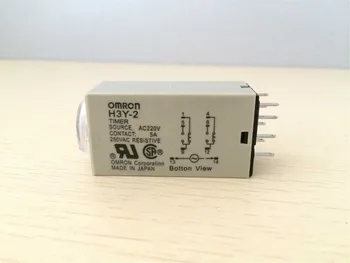 

1pc Mini Time Relay H3Y-2 8 Pin 5A 0-5/10/30/60s Power On Delay Timer 12VDC 24VDC 110VAC 220VAC