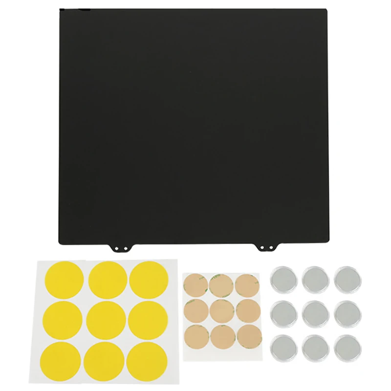 

3D Printing Hot Bed Accessories 300Mm Double Layer Texture Pei Powder Steel Plate +9x Magnetic Block For Cr-10/10S