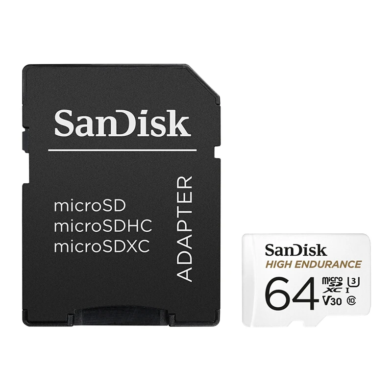 samsung sd SanDisk Memory Card High Endurance Video Monitoring 32GB 64GB MicroSD Card SDHC/SDXC Class10 U3 V30 TF Card for Video Monitoring best sd card reader