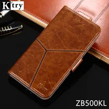 Asus Zenfone GO ZB500KL случае k’try Винтаж искусственная кожа + Мягкий силиконовый кошелек с откидной крышкой Капа для Asus ZB500KL 5,0 »чехол для телефона