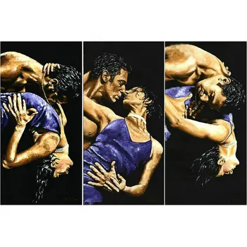 

Square Diy Diamond Painting Cross Stitch Dance couple 5D Diamond Embroidery Couple Full Rhinestone mosaic pattern Needlework