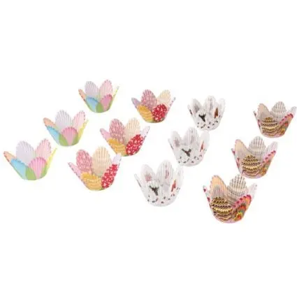 

75pcs Mixed Petal Muffin Cupcake Paper Cases Liners Cups Silicone Cake Tools Cakel Maker