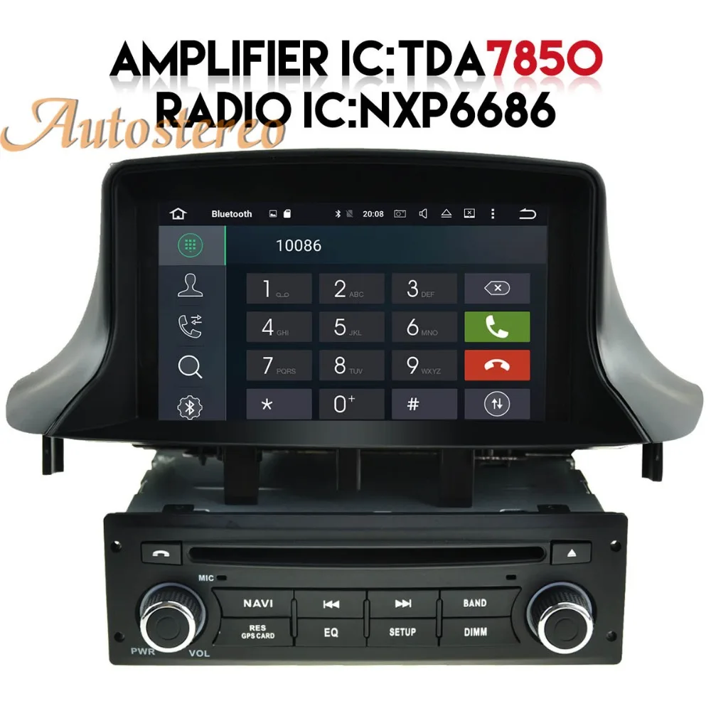 Top Autostereo Android9 car radio Car DVD CD Player For Renault Megane 3 Fluence 2014 2015 GPS navigation headunit tape recorder 4GB 4
