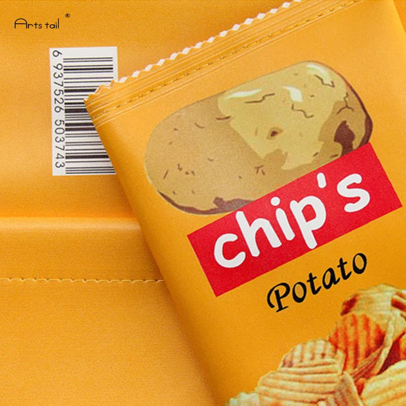 Милый карандаш вкусные чипсы большой Ёмкость упаковки мешок моделирования новинка карандаш сумка