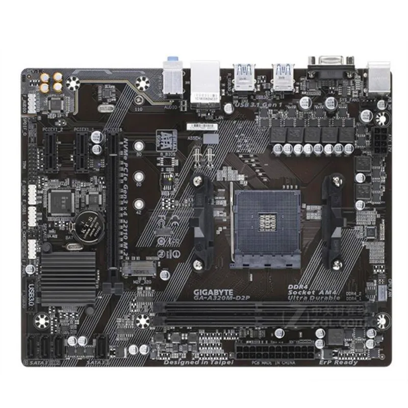 

AM4 DDR4 For AMD A320 For Gigabyte GA-A320M-D2P Original Used Desktop Motherboard A320M-D2P