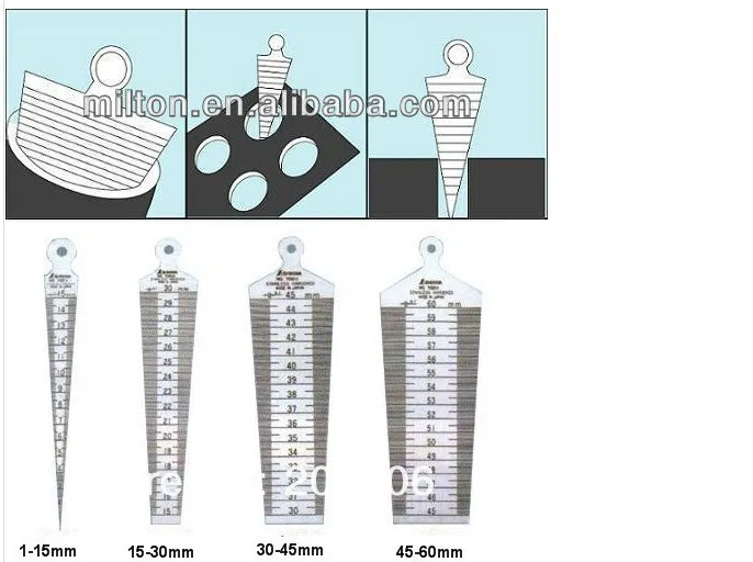 45-60 мм конус Калибр Конус Сварка GaugeToper Weld Gage Толедо конус Калибр 45-60 мм