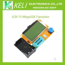 Бесплатная Доставка 1 шт. LCR-T3 Mega328 Транзистор Тестер Диод Триод Емкость СОЭ Метр MOS/PNP/NPN L/C/R Работает Хорошо