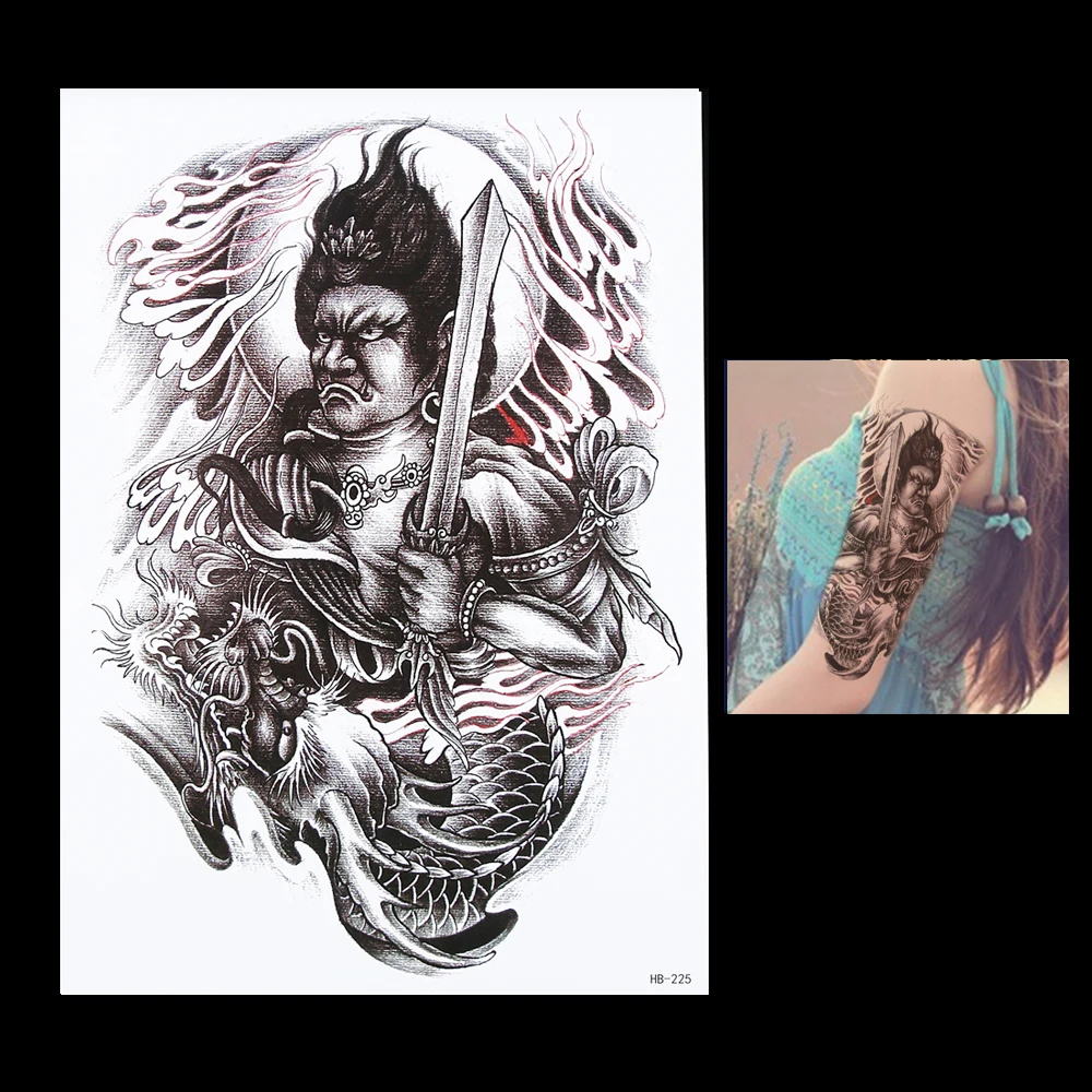 1 pc mysterious fake armband sword buddha dragon tattoos 1 pc mysterious fake armband sword buddha dragon tattoos