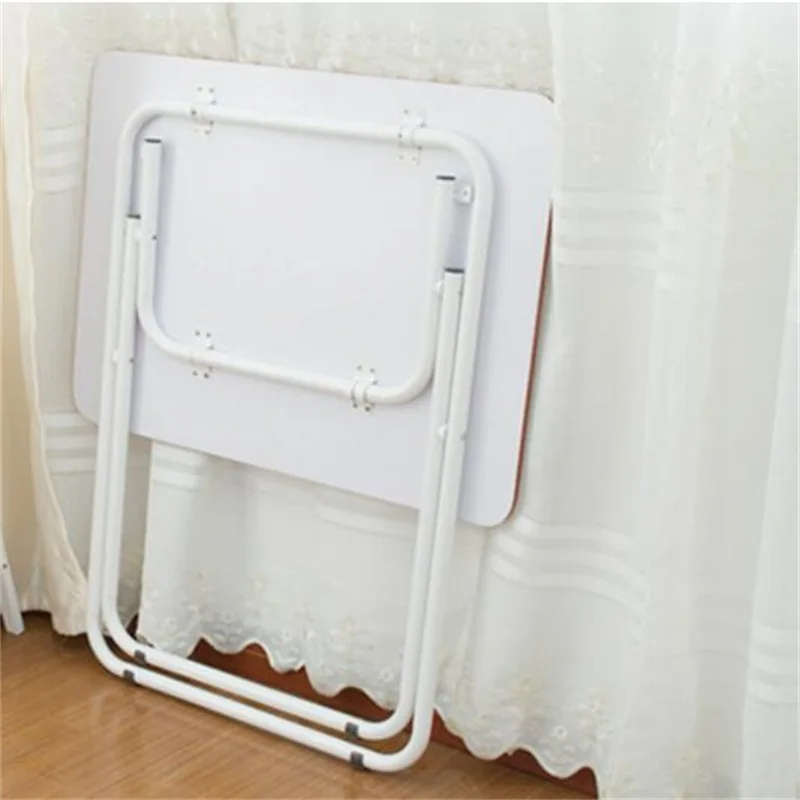 70*50CM Folding Laptop Table Free Installation Notebook Table Portable Mobile Bedside Table Modern Sofa Side Desk