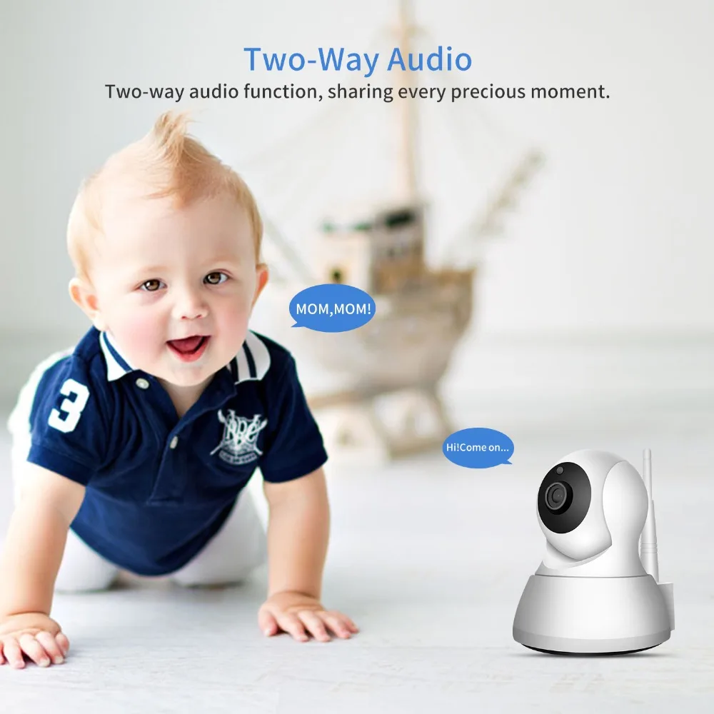 SDETER беспроводная WiFi камера IP 1080P 720P Pet камера безопасности CCTV камера видеонаблюдения P2P ночное видение детский монитор для помещений