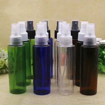 

60pcs 100ml Spray Refillable Bottles Packing Perfume 100cc Travel Plastic Bottle With Mist Spray Pump More Colors Available