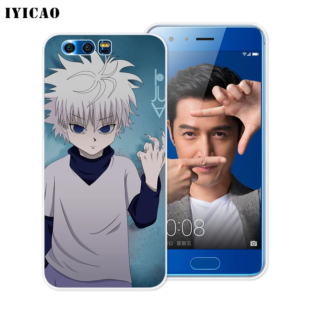 Мягкий силиконовый чехол IYICAO Killua Zoldyck hunter x Для Huawei Y9 Y7 Y6 Prime 2018 Honor 8C 8X 8 9 10 Lite 7X 7C 6A 7A