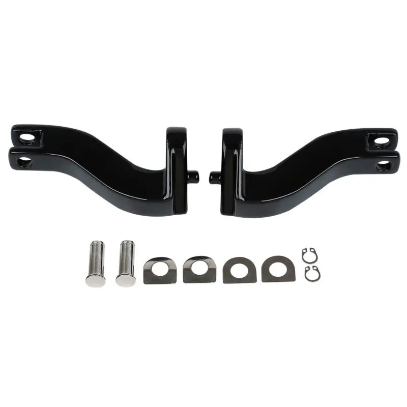 Suporte de Montagem para Harley Motocicleta Passageiro Traseiro Footpeg Touring Cvo Electra Glide Rua Estrada Rei Flht Flhtk Flhx 1993-2020 6 passenger footpegs